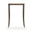 Macassar Ebony Lamp Table with White Brass Detail
