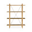 Four-Tier Oak Architectural Étagère