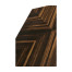 Macassar Ebony Torchere with White Brass Detail