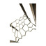 Macassar Ebony Torchere with White Brass Detail