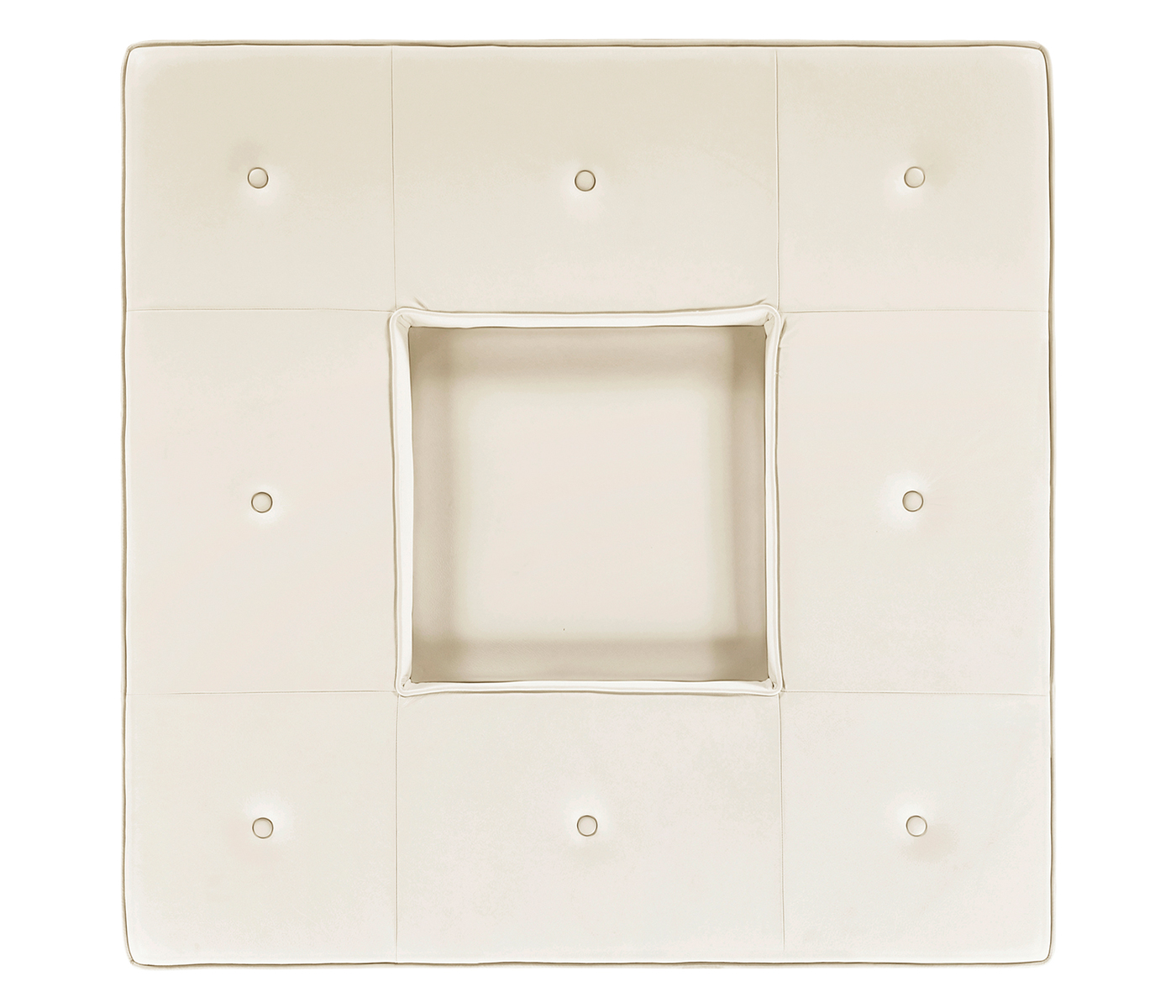 Églomisé and Silver Iron Cocktail Ottoman