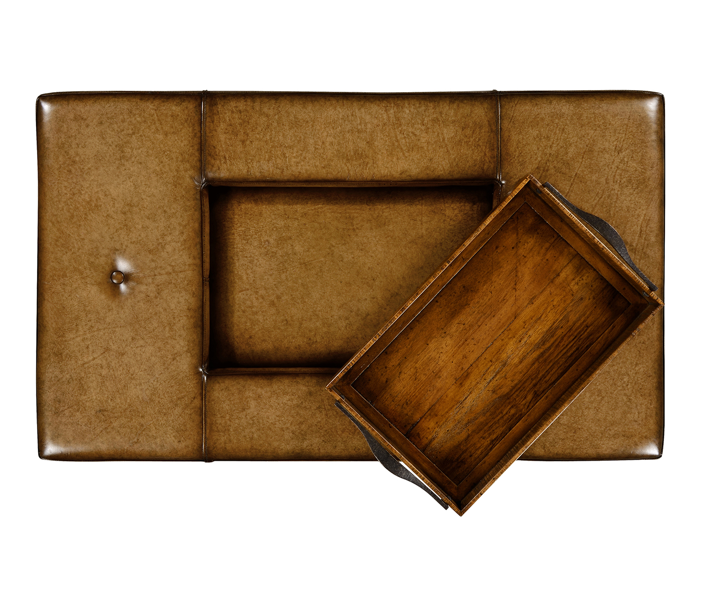 Country cocktail ottoman