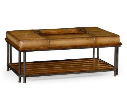 Country cocktail ottoman