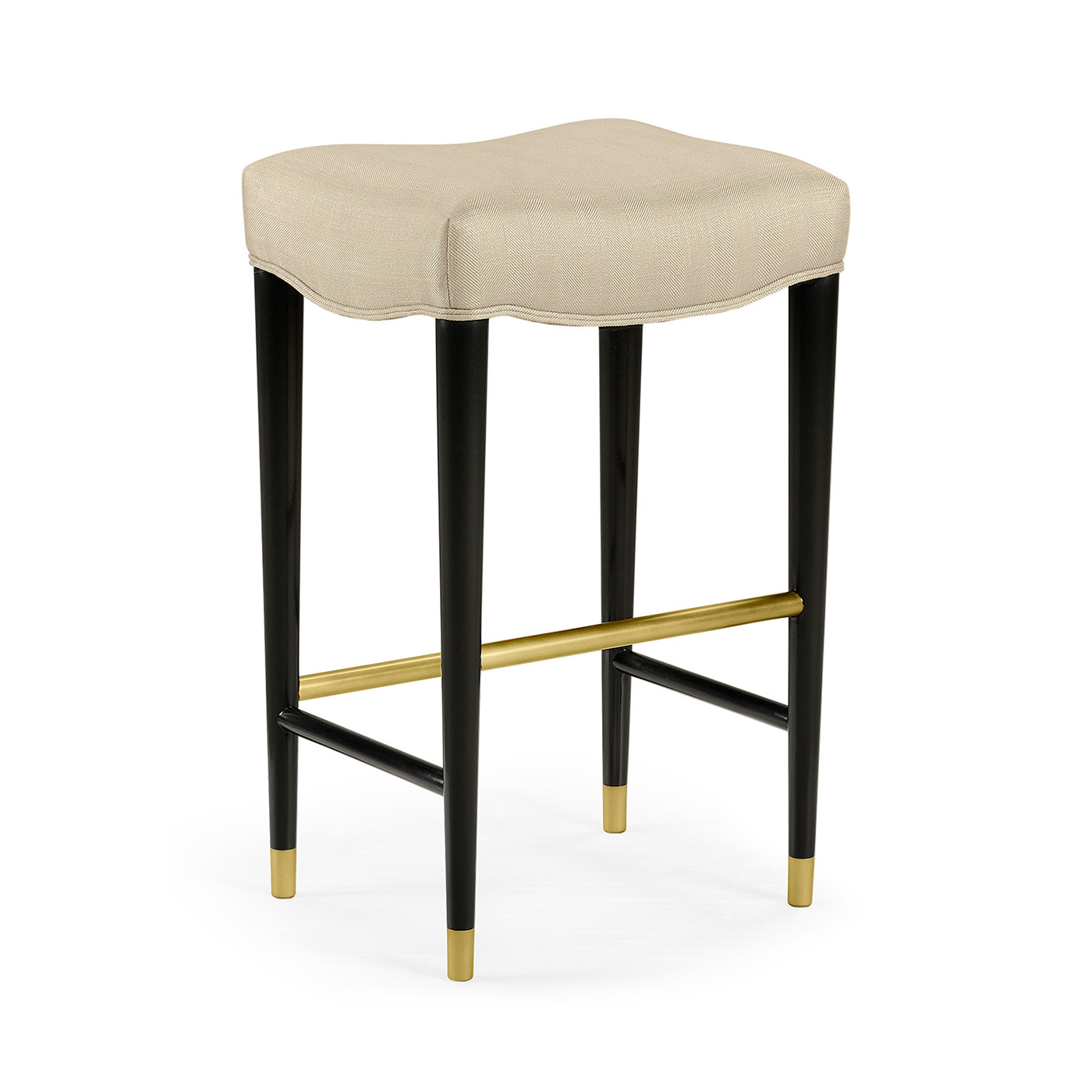 Black Painted Bar Stool