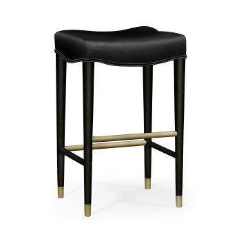 Black Painted Bar Stool