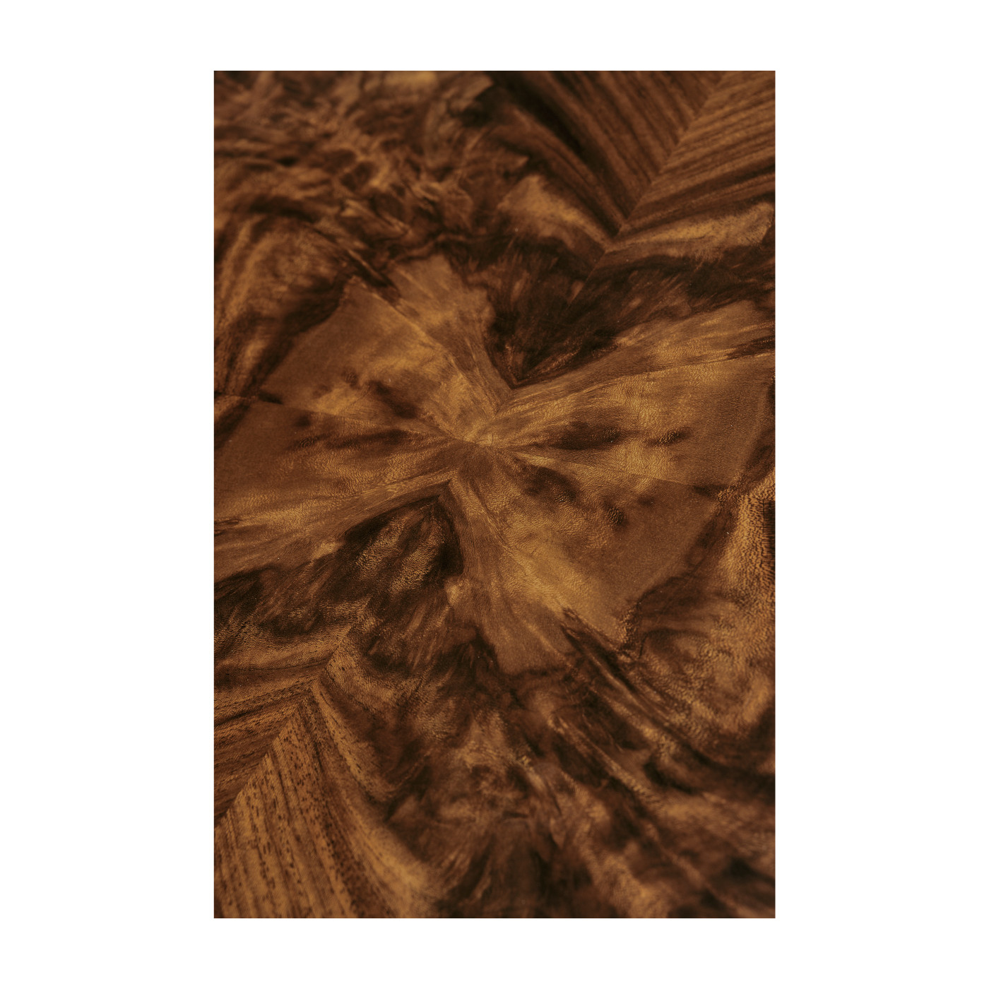 Walnut Barleytwist Quatrefoil Side Table