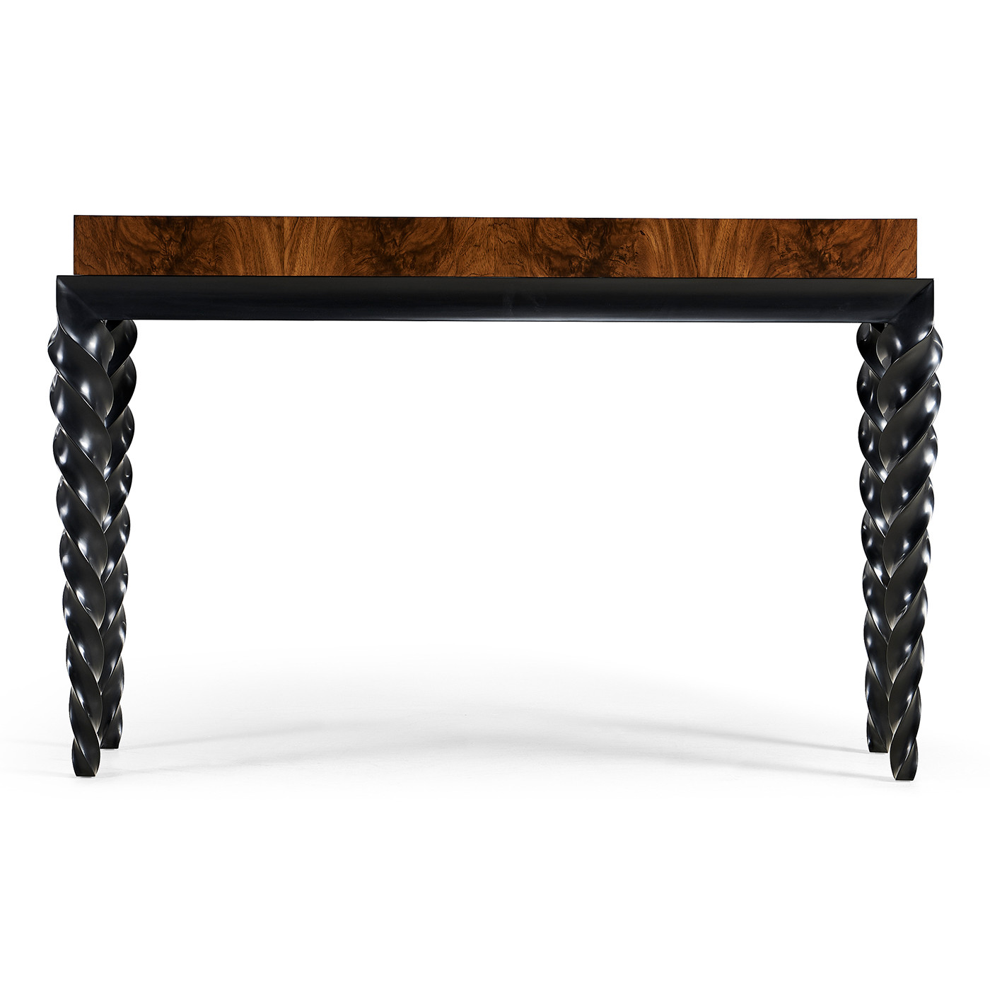 Black Barleytwist Console Table with Drawers