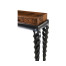 Black Barleytwist Console Table with Drawers