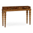Walnut Barleytwist Console Table with Drawers