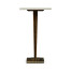 Macassar Ebony Martini Table with White Brass Detail