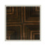 Macassar Ebony Martini Table with White Brass Detail