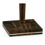 Macassar Ebony Martini Table with White Brass Detail