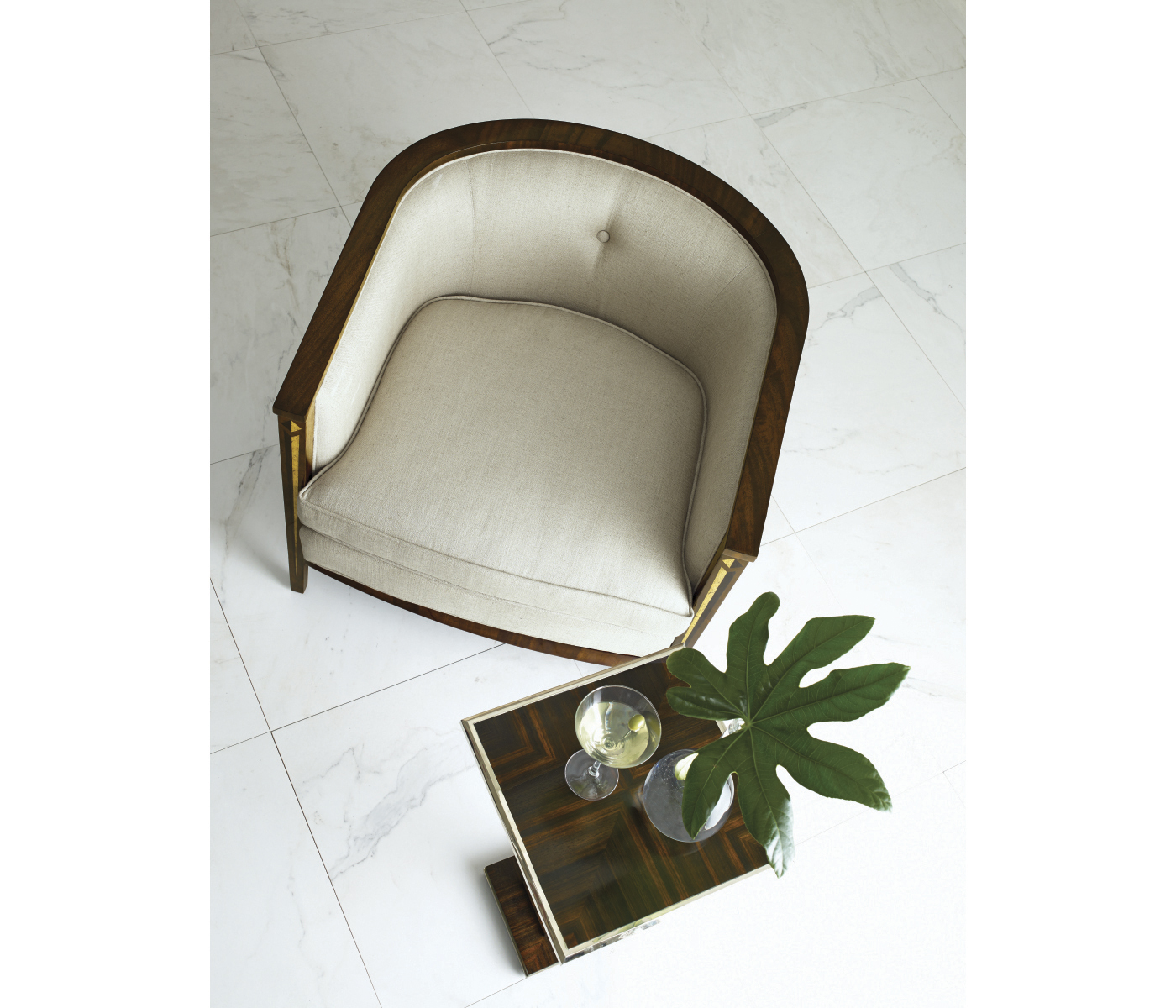 Knightbridge Antique Mahogany Tub Chair