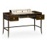 Macassar Ebony Dressing Table with White Brass Detail