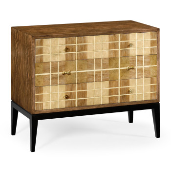 Pale Tartan Chest of Drawers