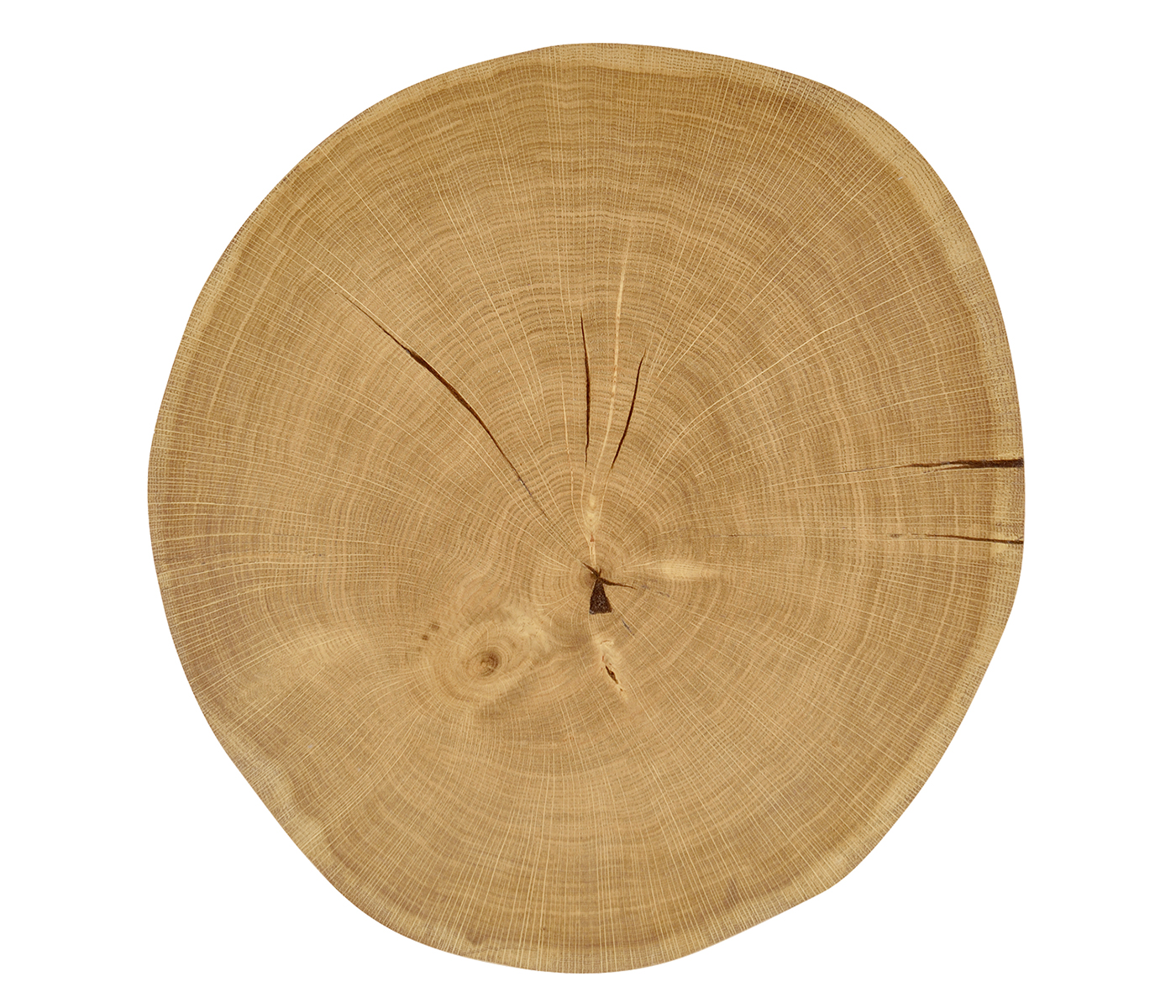 Oak & Oyster Side Table