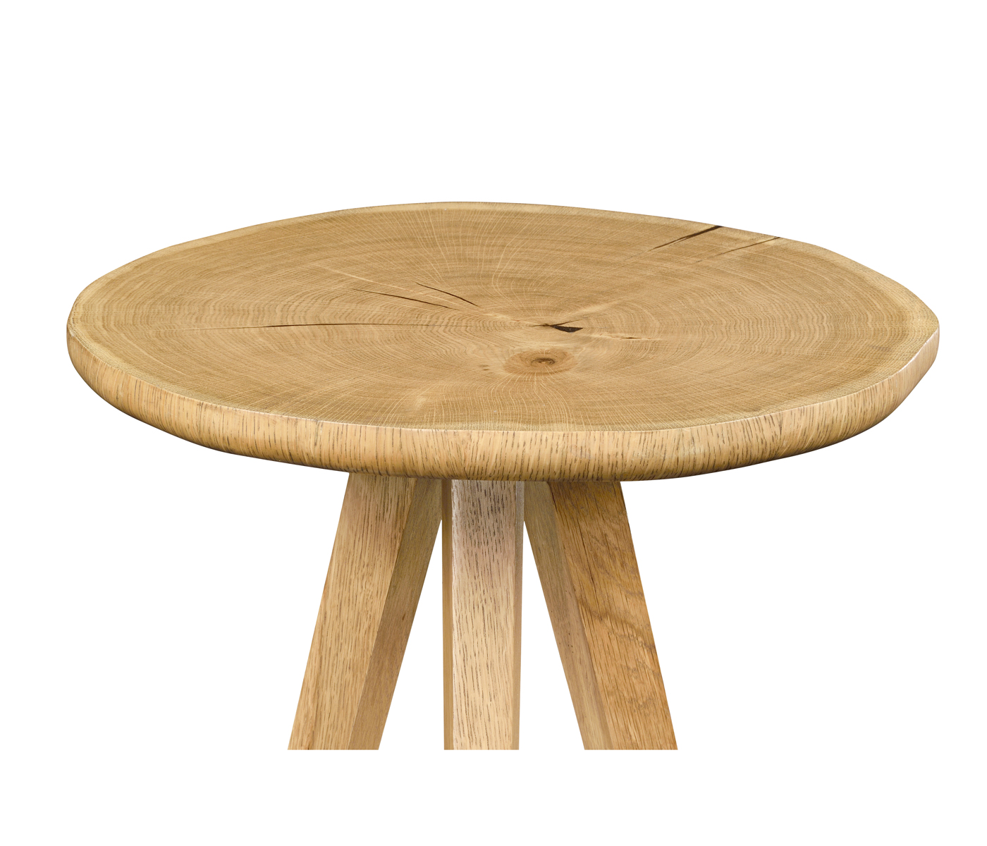 Oak & Oyster Side Table