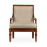 Regency Walnut Occasional Arm Chair