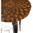 Feather Inlay End Table
