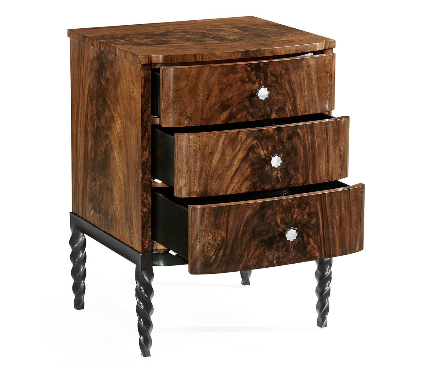 Black Barleytwist Chest of Drawers