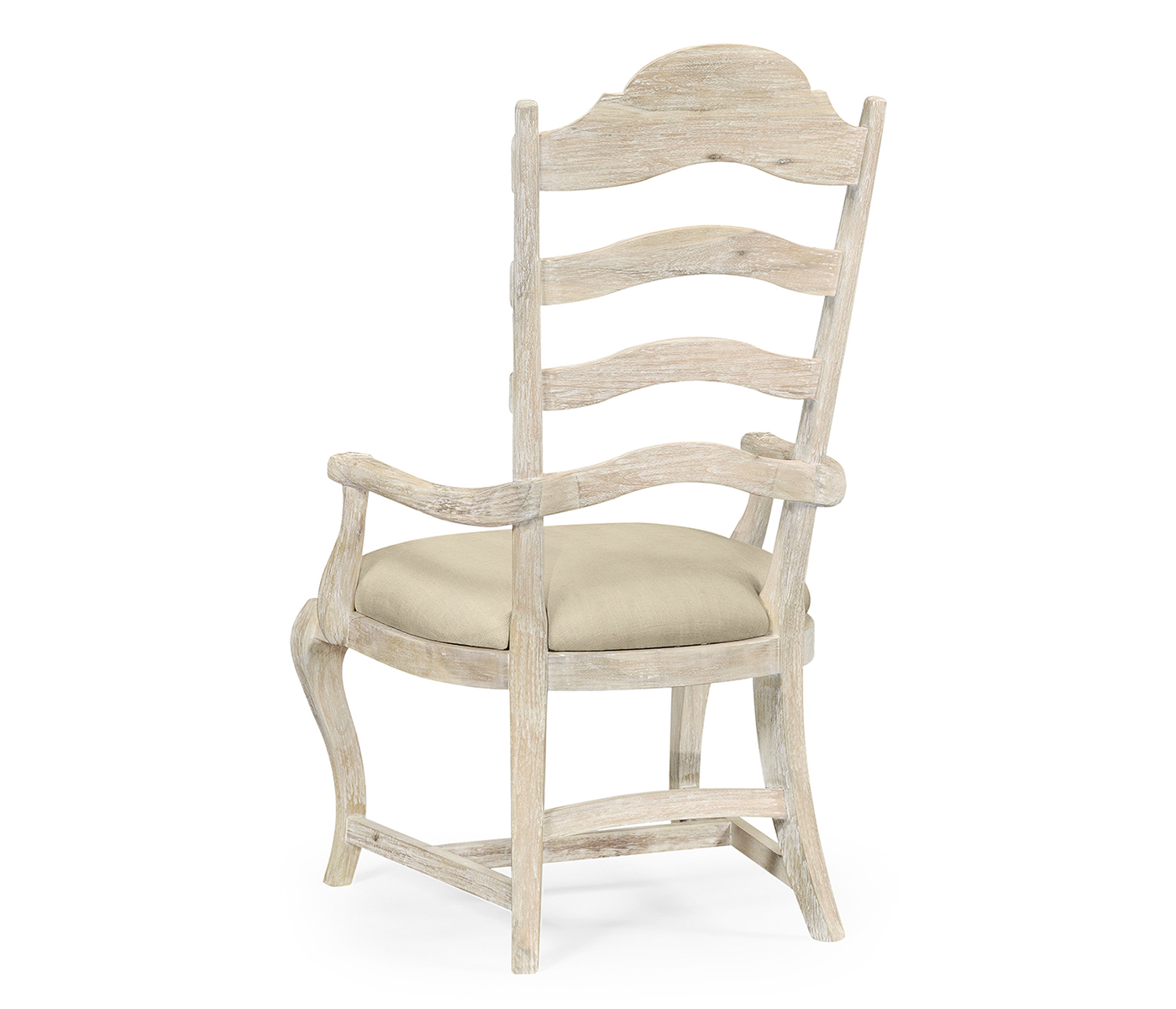 Casual Limed Acacia Dining Arm Chair