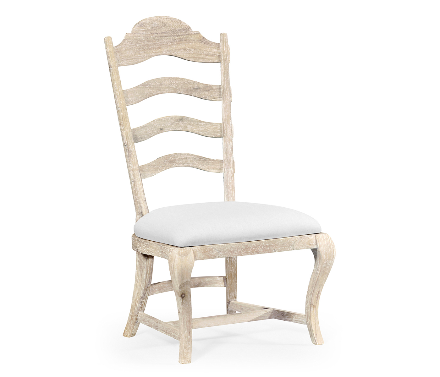 Casual Limed Acacia Dining Side Chair