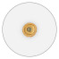 Gilded antique gold leaf round drink table