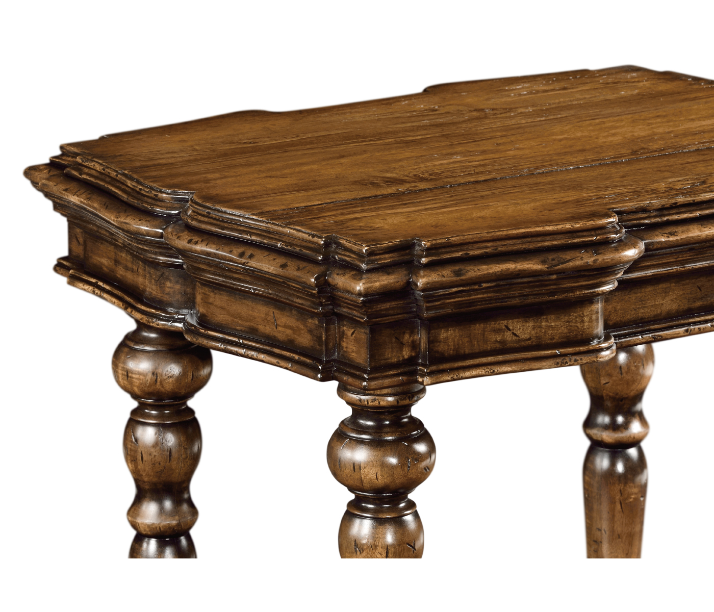 Rustic Walnut Side Table