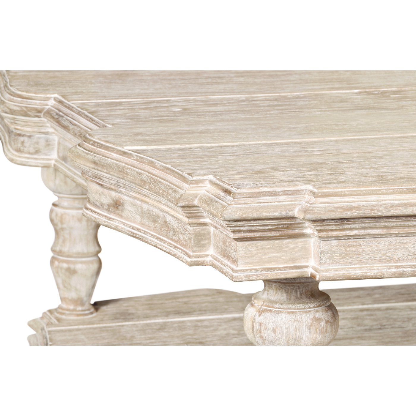 Square Limed Acacia Coffee Table