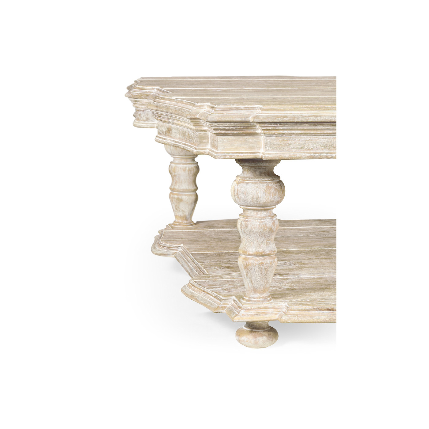 Square Limed Acacia Coffee Table