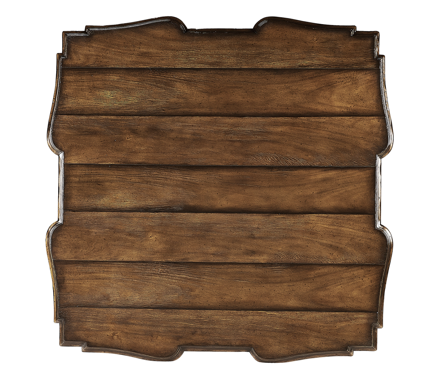 Square Rustic Walnut Coffee Table