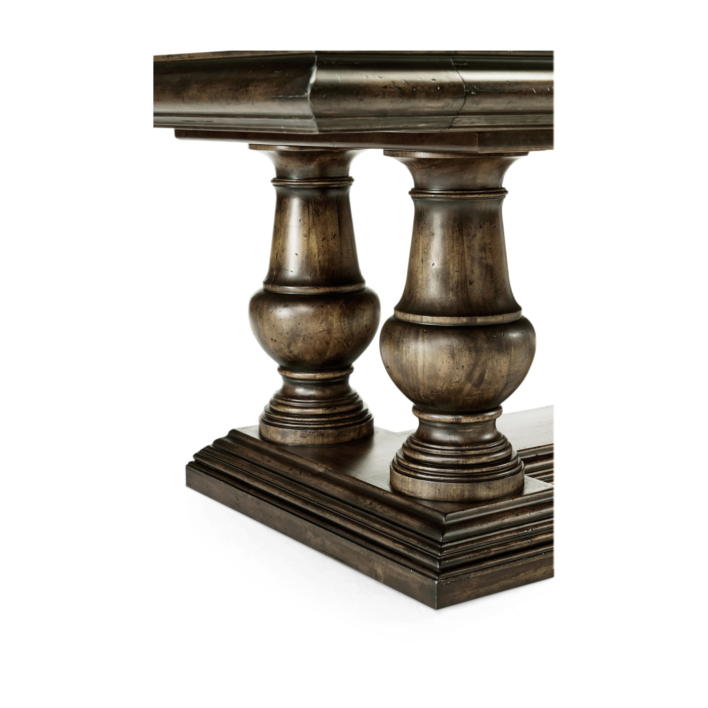 Dark Driftwood Extending Dining Table 110