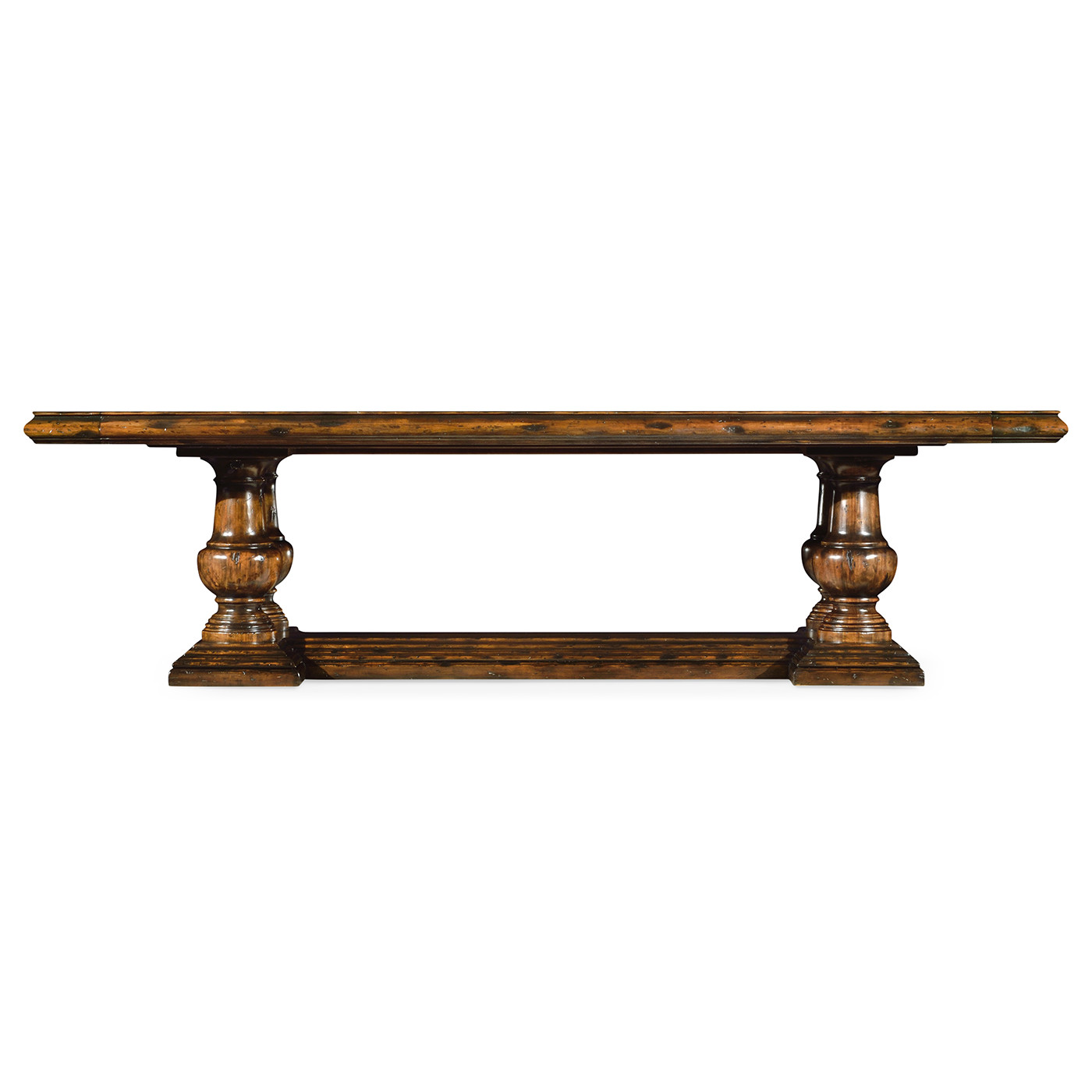 Rustic Walnut Extending Dining Table 110