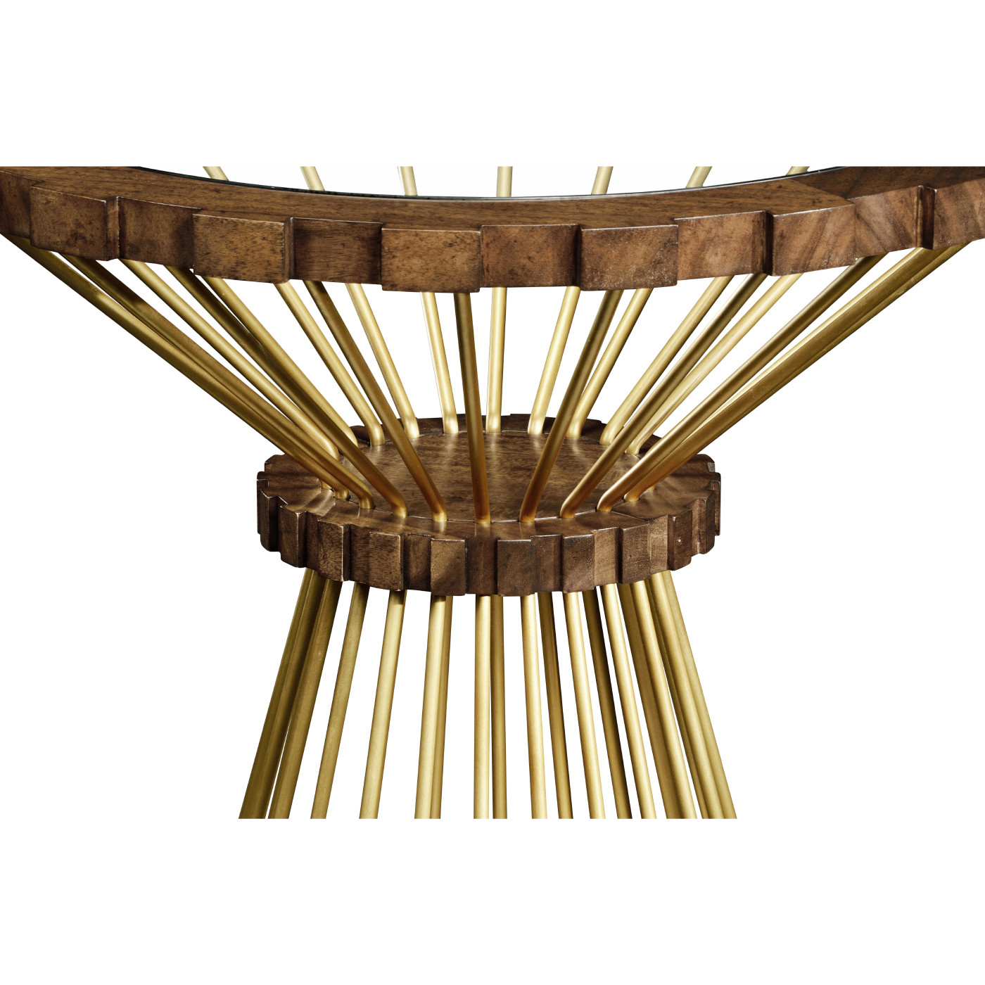 Camden Round Brass Side Table