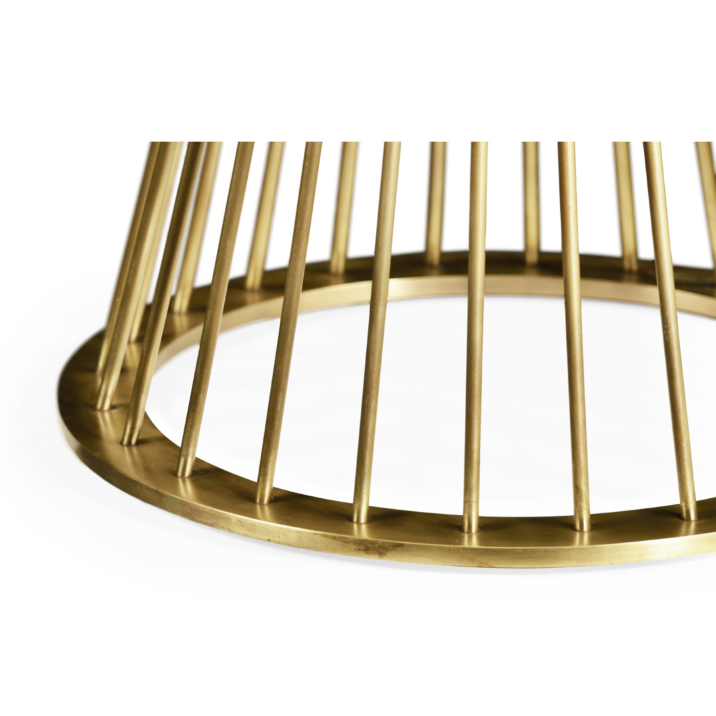 Camden Round Brass Side Table