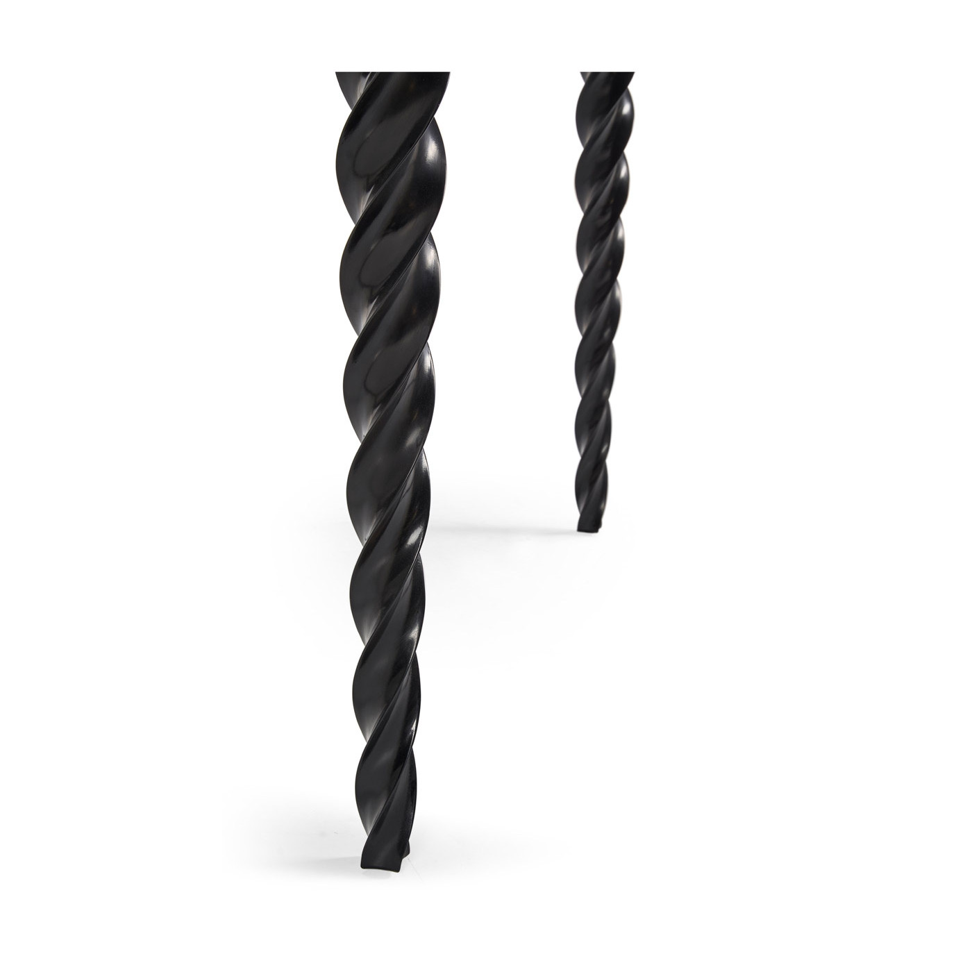 Black Barleytwist Game Table