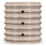 Octagon Limed Acacia End Table