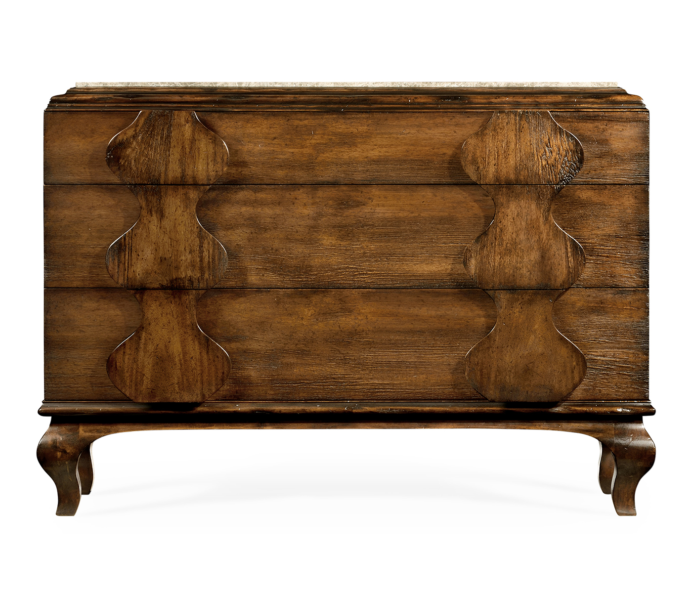 Rustic Walnut Chest of Drawers