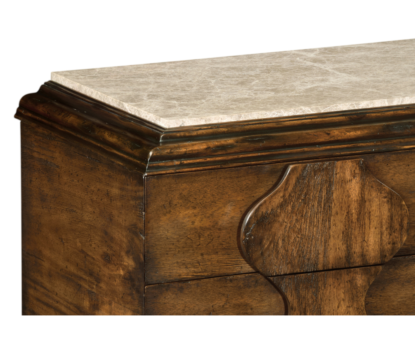 Rustic Walnut Chest of Drawers