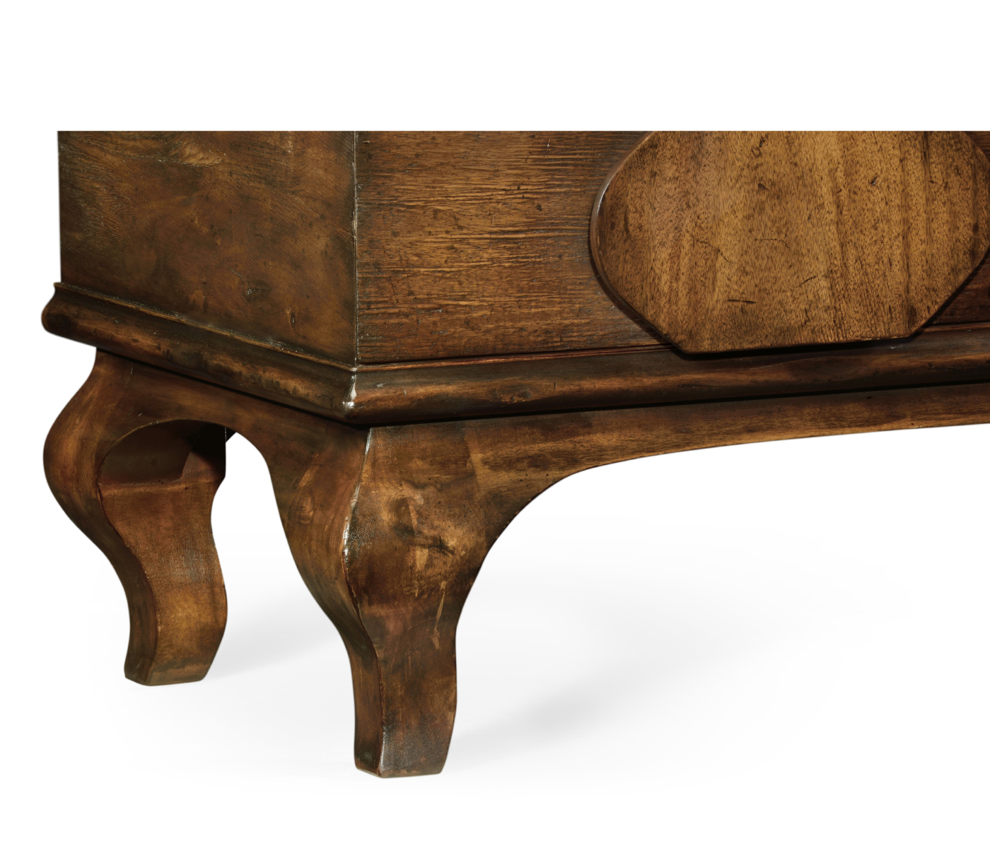 Rustic Walnut Chest of Drawers