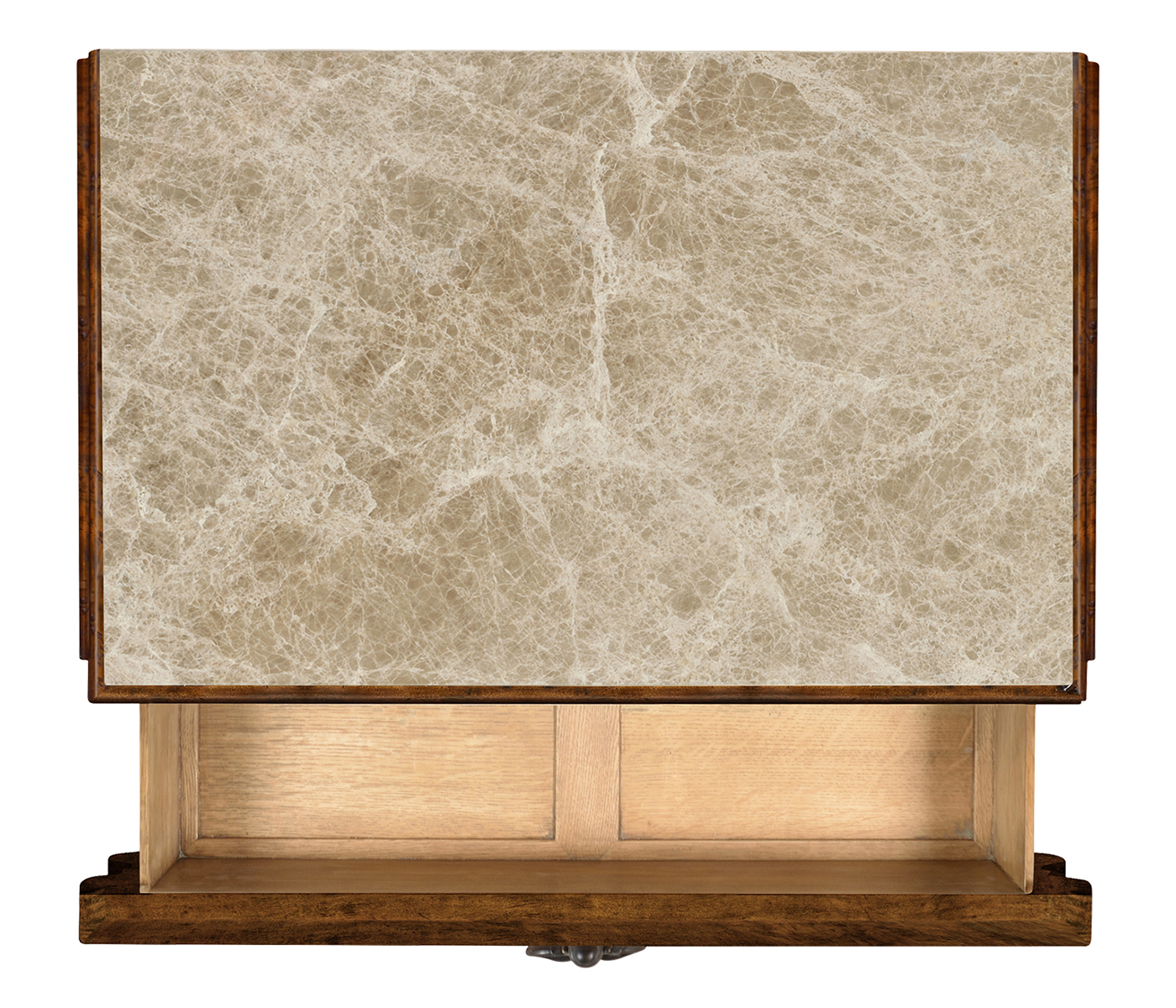 Rectangular Rustic Walnut Chest of Drawers