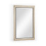 Rectangular Limed Acacia Antique Mirror