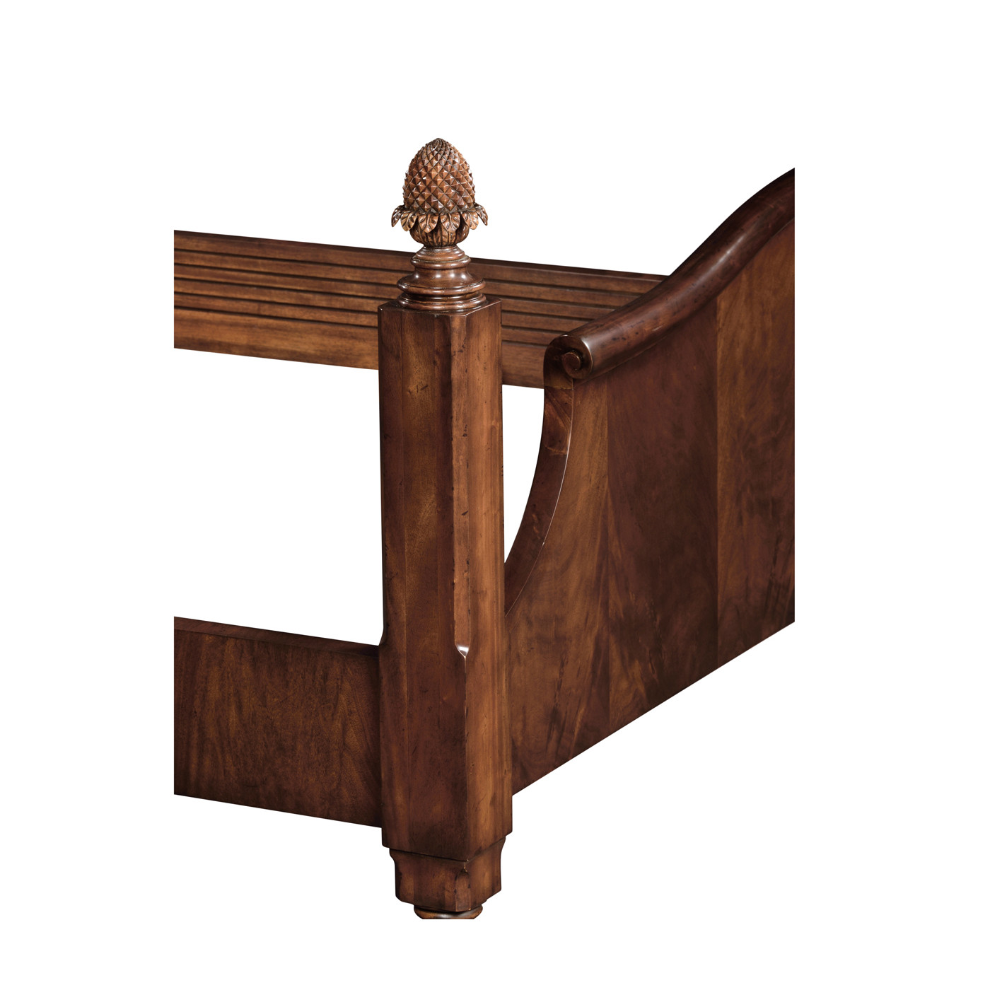 Four Poster Mahogany US Queen Bed