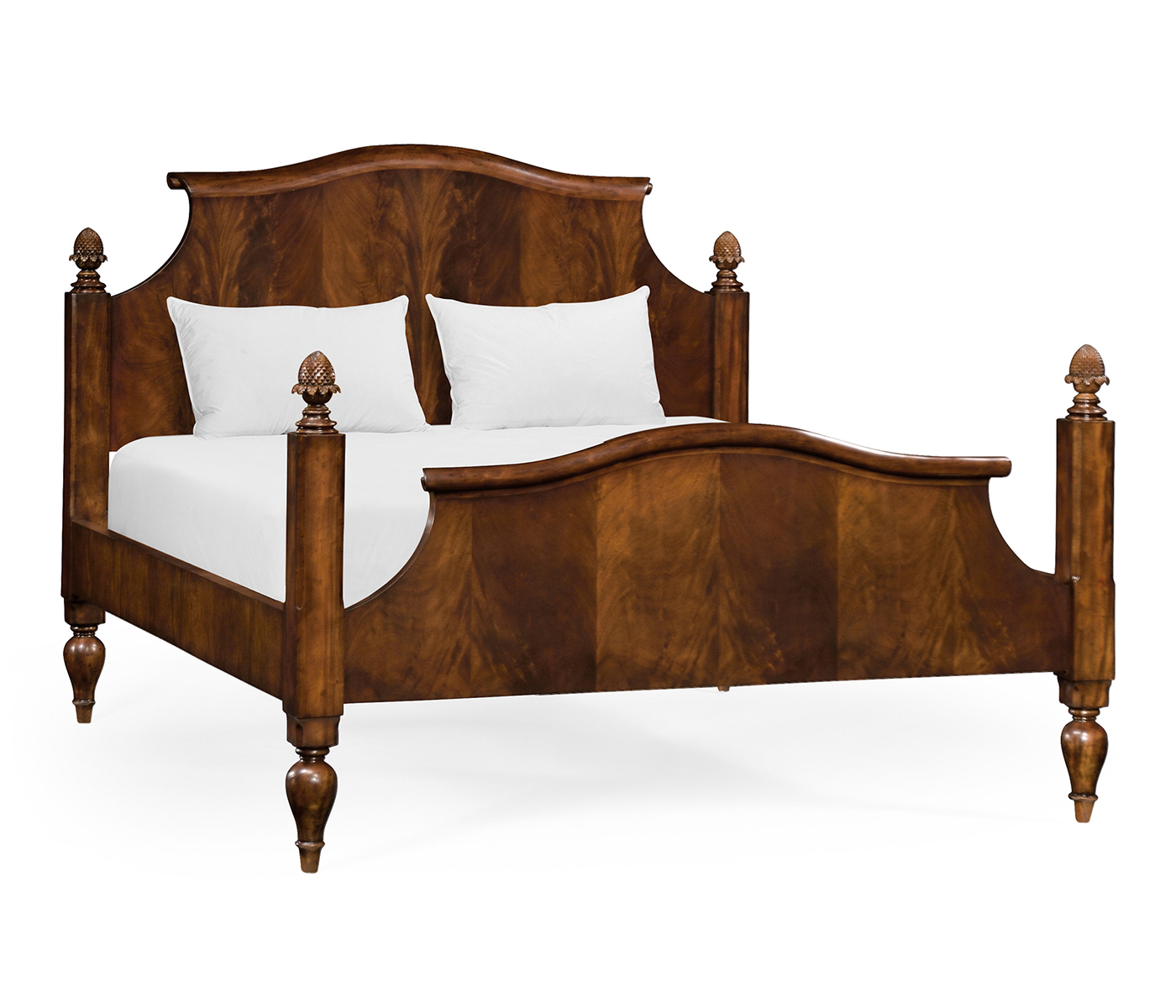 Four Poster Mahogany US Queen Bed
