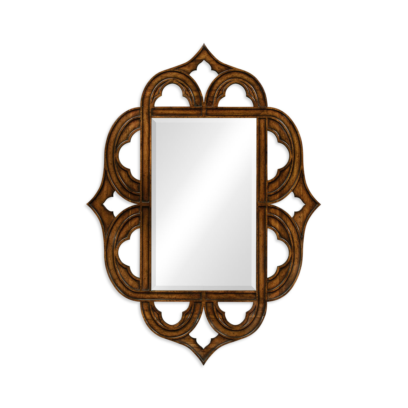 Rustic walnut  mirror