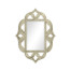 Gilded antique silver-leaf mirror