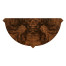 Black Barleytwist Demilune Console Table
