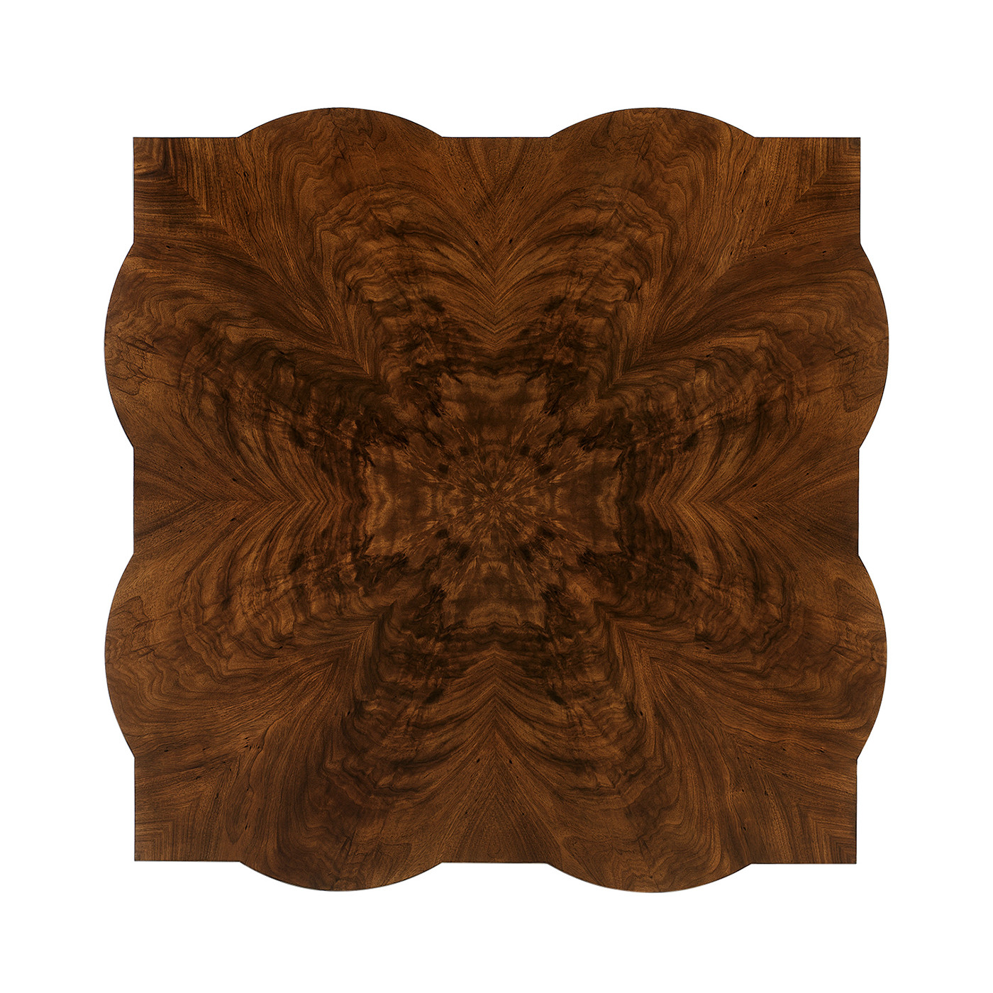 Black Barleytwist Square Coffee Table