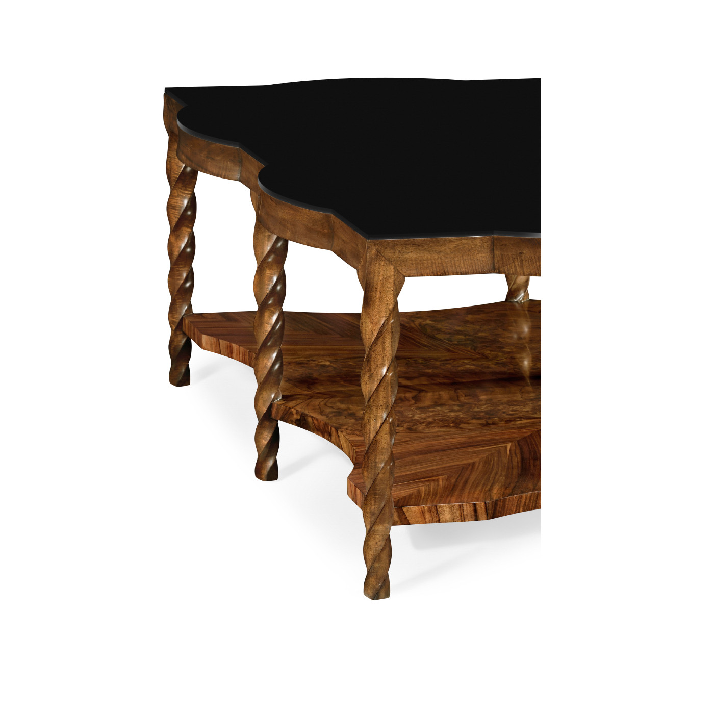 Walnut Barleytwist Square Coffee Table