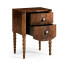 Walnut Barleytwist Bedside Chest